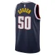 Nike Muški Dres Denver Nuggets Aaron Gordon 50 Icon Edition Swingman Navy