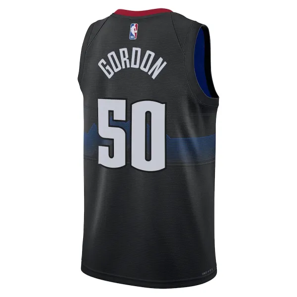Nike Muški Dres Denver Nuggets Aaron Gordon City Edition 2023/24 Swingman Crna