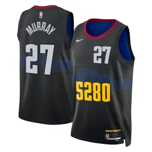 Nike Muški Dres Denver Nuggets Jamal Murray City Edition 2023/24 Swingman Crna