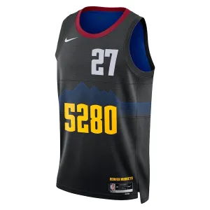 Nike Muški Dres Denver Nuggets Jamal Murray City Edition 2023/24 Swingman Crna
