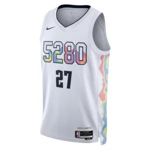 Nike Muški Dres Denver Nuggets Jamal Murray City Edition 2024/25 Swingman Bijela