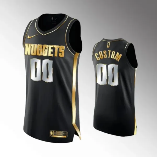 Nike Muški Dres Denver Nuggets Limited Personalizacija Golden Edition Swingman Crna Nike Muški Dres Denver Nuggets Limited Personalizacija Golden Edition Swingman Crna