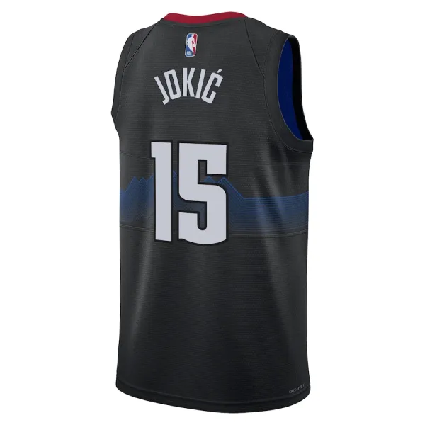 Nike Muški Dres Denver Nuggets Nikola Jokic City Edition 2023/24 Swingman Crna