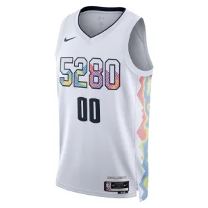 Nike Muški Dres Denver Nuggets Personalizacija City Edition 2024/25 Swingman Bijela