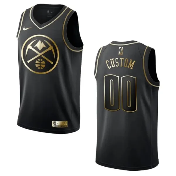 Nike Muški Dres Denver Nuggets Personalizacija Golden Edition Swingman Crna Nike Muški Dres Denver Nuggets Personalizacija Golden Edition Swingman Crna