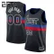 Dječji Dres Detroit Pistons Jordan Personalizacija Statement Edition Swingman Crna