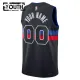 Dječji Dres Detroit Pistons Jordan Personalizacija Statement Edition Swingman Crna