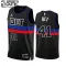 Dječji Dres Detroit Pistons Jordan Saddiq Bey 41 Statement Edition Swingman Crna