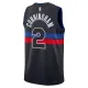 Muški Dres Detroit Pistons Jordan Cade Cunningham 2 Statement Edition Swingman Crna