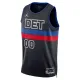 Muški Dres Detroit Pistons Jordan Personalizacija Statement Edition Swingman Crna