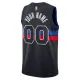 Muški Dres Detroit Pistons Jordan Personalizacija Statement Edition Swingman Crna