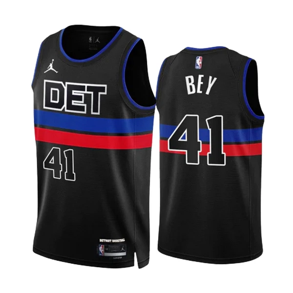 Muški Dres Detroit Pistons Jordan Saddiq Bey 41 Statement Edition Swingman Crna Muški Dres Detroit Pistons Jordan Saddiq Bey 41 Statement Edition Swingman Crna