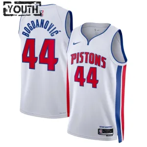 Nike Dječji Dres Detroit Pistons Bojan Bogdanovic 44 Association Edition Swingman Bijela