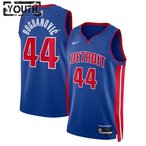 Nike Dječji Dres Detroit Pistons Bojan Bogdanovic 44 Icon Edition Swingman Plava