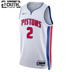Nike Dječji Dres Detroit Pistons Cade Cunningham 2 Association Edition Swingman Bijela