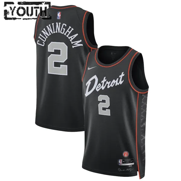 Nike Dječji Dres Detroit Pistons Cade Cunningham City Edition 2023/24 Swingman Crna Nike Dječji Dres Detroit Pistons Cade Cunningham City Edition 2023/24 Swingman Crna