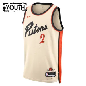 Nike Dječji Dres Detroit Pistons Cade Cunningham City Edition 2024/25 Swingman Bijela