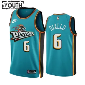 Nike Dječji Dres Detroit Pistons Hamidou Diallo 6 Classic Edition 2022/23 Swingman Teal
