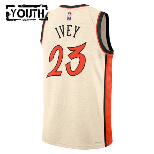 Nike Dječji Dres Detroit Pistons Jaden Ivey City Edition 2024/25 Swingman Bijela