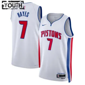 Nike Dječji Dres Detroit Pistons Killian Hayes 7 Association Edition Swingman Bijela