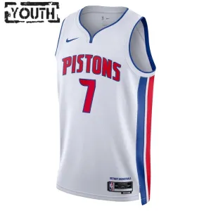 Nike Dječji Dres Detroit Pistons Killian Hayes 7 Association Edition Swingman Bijela