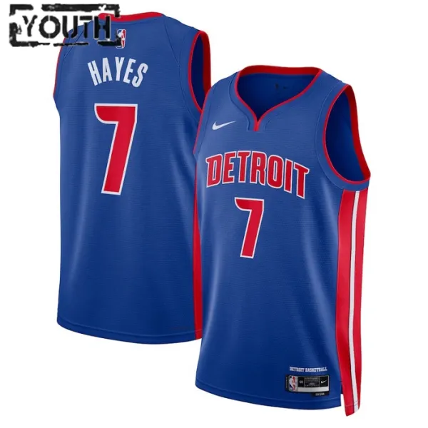 Nike Dječji Dres Detroit Pistons Killian Hayes 7 Icon Edition Swingman Plava Nike Dječji Dres Detroit Pistons Killian Hayes 7 Icon Edition Swingman Plava