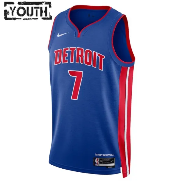 Nike Dječji Dres Detroit Pistons Killian Hayes 7 Icon Edition Swingman Plava