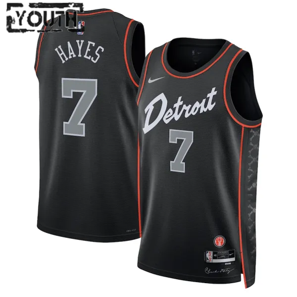 Nike Dječji Dres Detroit Pistons Killian Hayes City Edition 2023/24 Swingman Crna Nike Dječji Dres Detroit Pistons Killian Hayes City Edition 2023/24 Swingman Crna