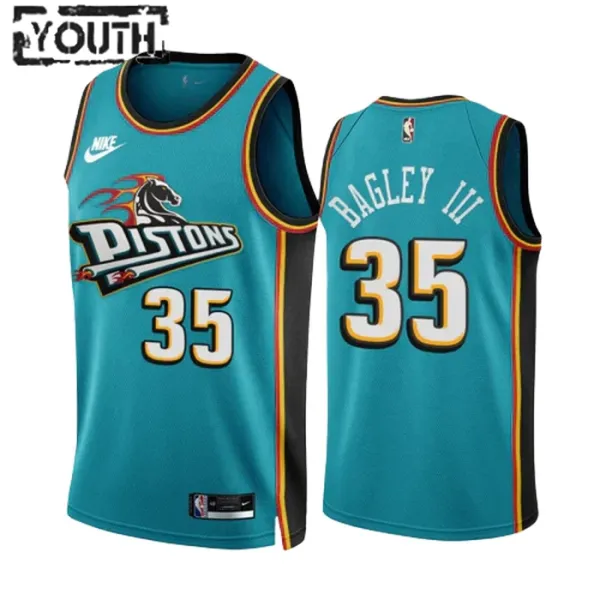 Nike Dječji Dres Detroit Pistons Marvin Bagley III 35 Classic Edition 2022/23 Swingman Teal Nike Dječji Dres Detroit Pistons Marvin Bagley III 35 Classic Edition 2022/23 Swingman Teal