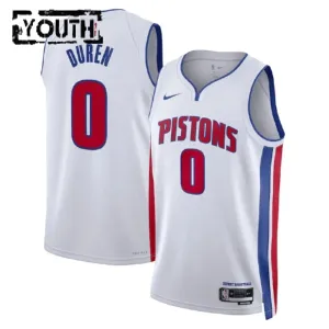 Nike Dječji Dres Detroit Pistons Personalizacija Association Edition Swingman Bijela