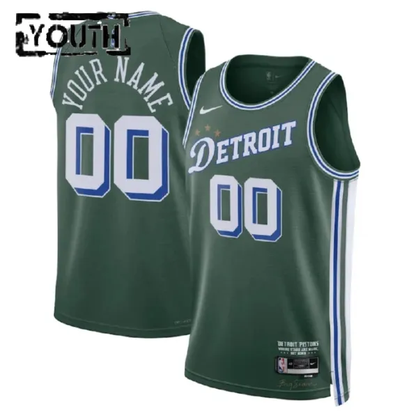 Nike Dječji Dres Detroit Pistons Personalizacija City Edition 2022/23 Swingman Zelena Nike Dječji Dres Detroit Pistons Personalizacija City Edition 2022/23 Swingman Zelena