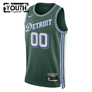 Nike Dječji Dres Detroit Pistons Personalizacija City Edition 2022/23 Swingman Zelena