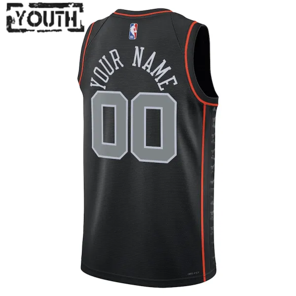 Nike Dječji Dres Detroit Pistons Personalizacija City Edition 2023/24 Swingman Crna