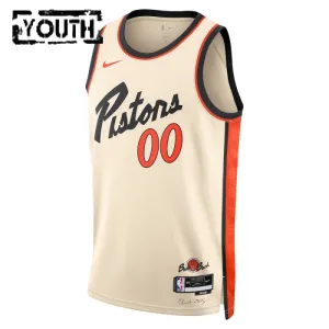 Nike Dječji Dres Detroit Pistons Personalizacija City Edition 2024/25 Swingman Bijela