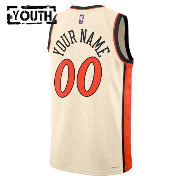 Nike Dječji Dres Detroit Pistons Personalizacija City Edition 2024/25 Swingman Bijela