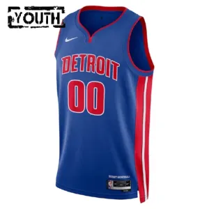 Nike Dječji Dres Detroit Pistons Personalizacija Icon Edition Swingman Plava