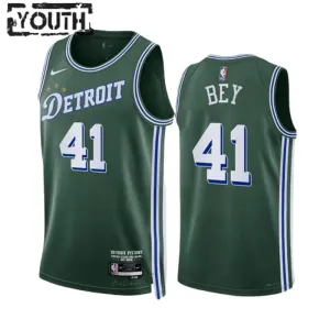 Nike Dječji Dres Detroit Pistons Saddiq Bey 41 City Edition 2022/23 Swingman Zelena