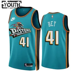Nike Dječji Dres Detroit Pistons Saddiq Bey 41 Classic Edition 2022/23 Swingman Teal