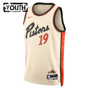 Nike Dječji Dres Detroit Pistons Simone Fontecchio City Edition 2024/25 Swingman Bijela