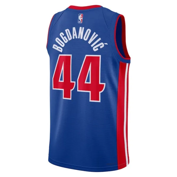 Nike Muški Dres Detroit Pistons Bojan Bogdanovic 44 Icon Edition Swingman Plava