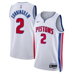 Nike Muški Dres Detroit Pistons Cade Cunningham 2 Association Edition Swingman Bijela