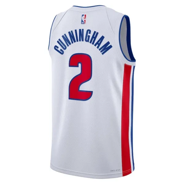 Nike Muški Dres Detroit Pistons Cade Cunningham 2 Association Edition Swingman Bijela