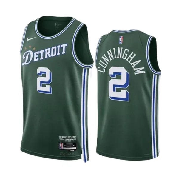 Nike Muški Dres Detroit Pistons Cade Cunningham 2 City Edition 2022/23 Swingman Zelena Nike Muški Dres Detroit Pistons Cade Cunningham 2 City Edition 2022/23 Swingman Zelena