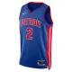 Nike Muški Dres Detroit Pistons Cade Cunningham 2 Icon Edition Swingman Plava