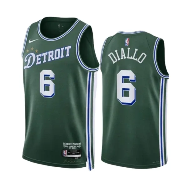 Nike Muški Dres Detroit Pistons Hamidou Diallo 6 City Edition 2022/23 Swingman Zelena Nike Muški Dres Detroit Pistons Hamidou Diallo 6 City Edition 2022/23 Swingman Zelena