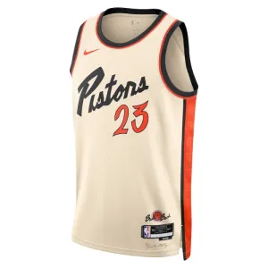 Nike Muški Dres Detroit Pistons Jaden Ivey City Edition 2024/25 Swingman Bijela