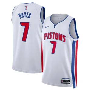 Nike Muški Dres Detroit Pistons Killian Hayes 7 Association Edition Swingman Bijela