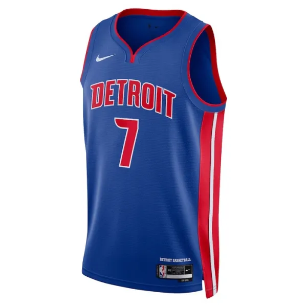 Nike Muški Dres Detroit Pistons Killian Hayes 7 Icon Edition Swingman Plava
