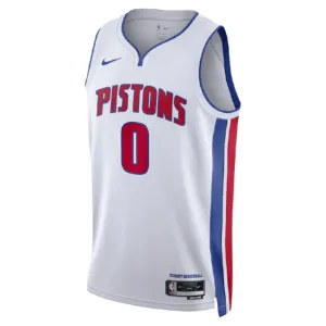 Nike Muški Dres Detroit Pistons Personalizacija Association Edition Swingman Bijela