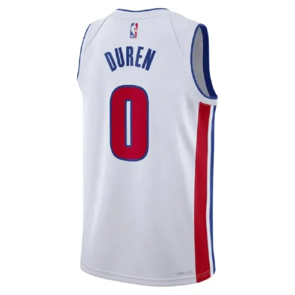 Nike Muški Dres Detroit Pistons Personalizacija Association Edition Swingman Bijela